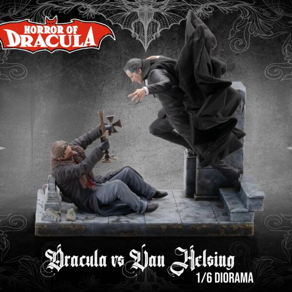 0833300968455 - KAUSTIC PLASTIK × INFINITE STATUE - Horror of Dracula - Dracula vs Van Helsing 1/6 Diorama