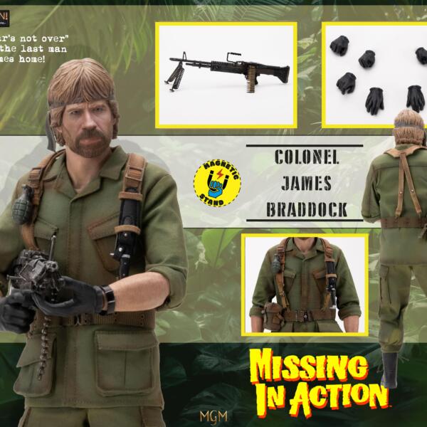 0833300968424 - KAUSTIC PLASTIK × INFINITE STATUE 1/6 MISSING IN ACTION COLONEL JAMES BRADDOCK (Standard Version)