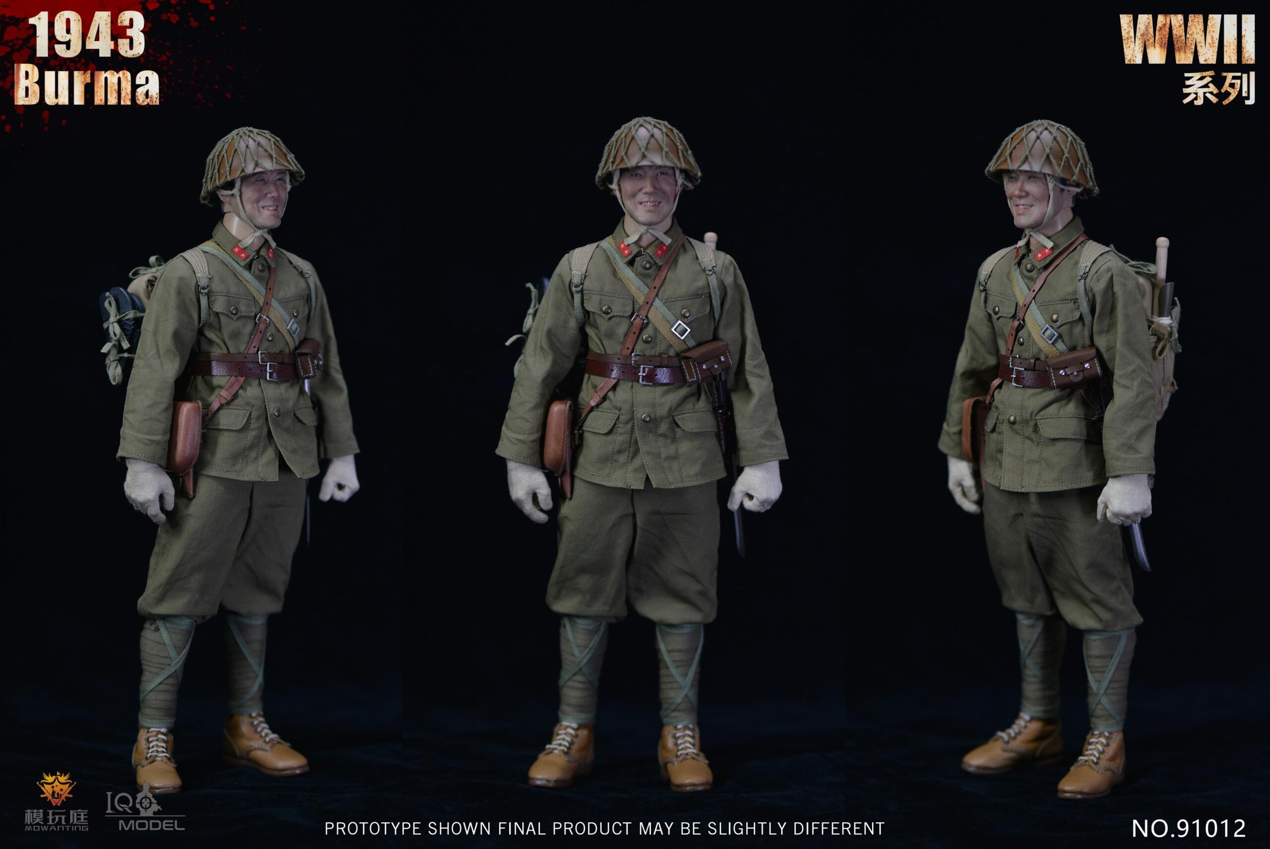 91012 - IQO Model - 1/6 WWII 1943 Burma - NovelToys Collectible