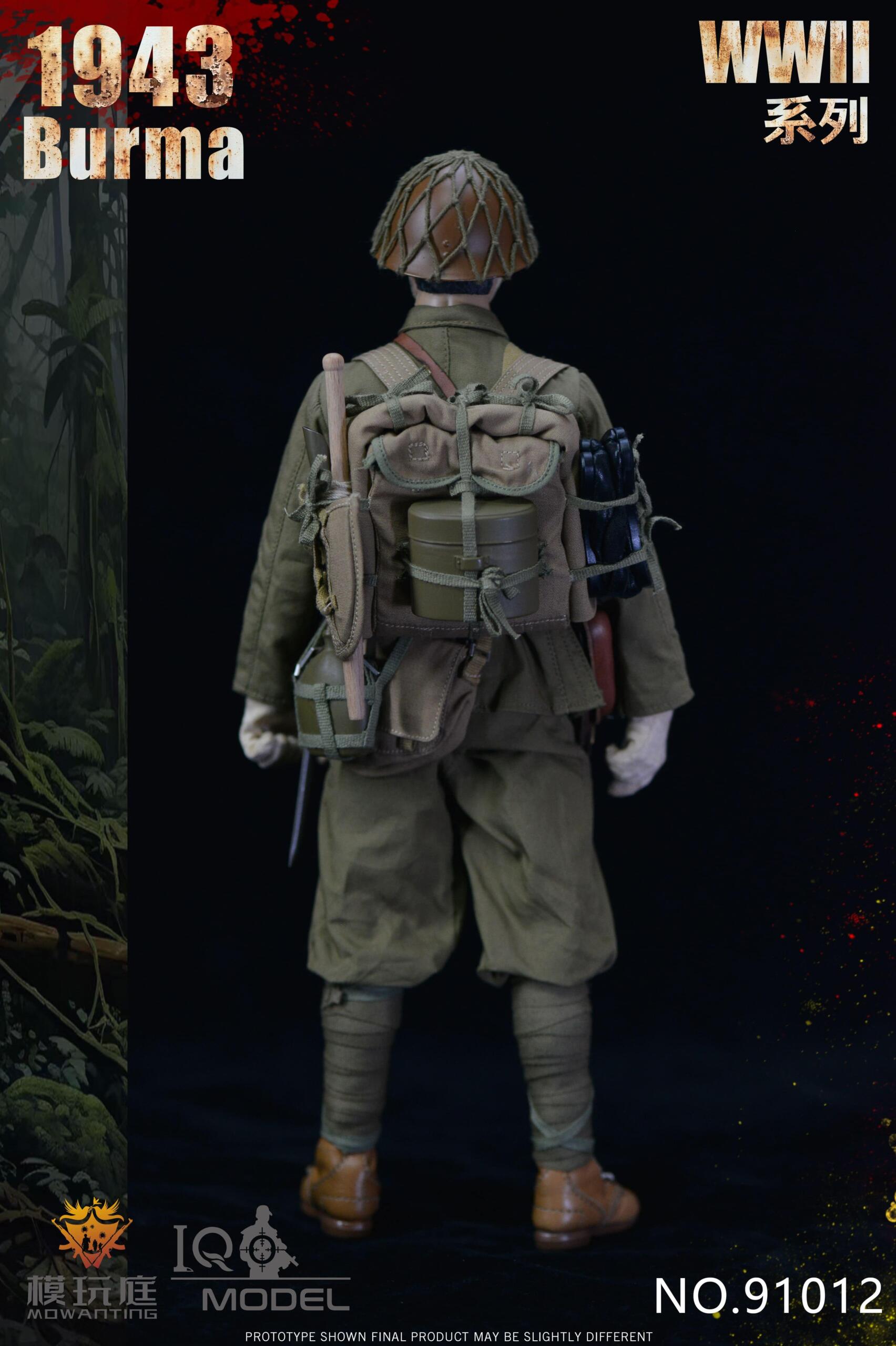 91012 - IQO Model - 1/6 WWII 1943 Burma - NovelToys Collectible