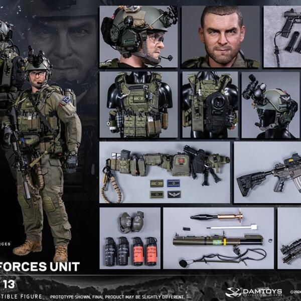 78104 - DAMTOYS - 1/6 IDF Navy Special Forces Unit Shayetet 13