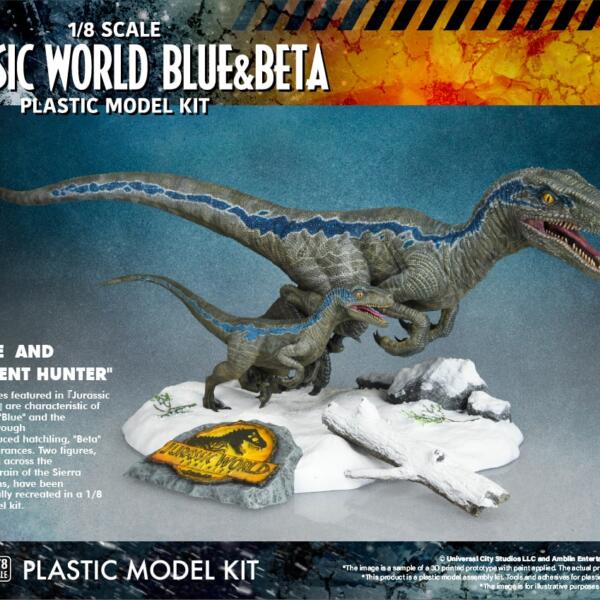 411-200143TP - X-PLUS - 1/8 JURASSIC WORLD: DOMINION VEROCIRAPTOR "BLUE" & "BETA"