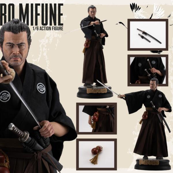 0833300968486 - KAUSTIC PLASTIK × INFINITE STATUE - 1/6 Toshiro Mifune Ronin