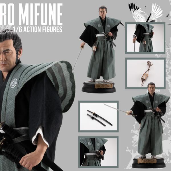 0833300968479 - KAUSTIC PLASTIK × INFINITE STATUE - 1/6 Toshiro Mifune Samurai