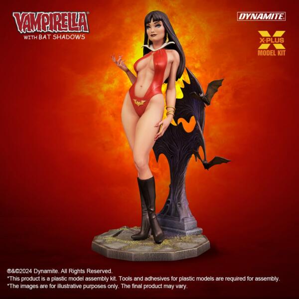 411-200303CP - X-PLUS - 1/8 Vampirella with Bat Shadows
