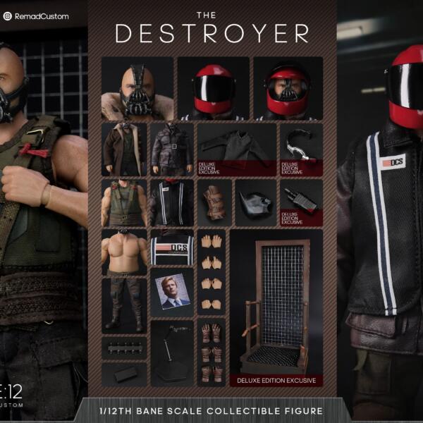 RM001 - Remad Custom - 1/12 The Destroyer - Deluxe Version (Bats Killer + Motorcycle)