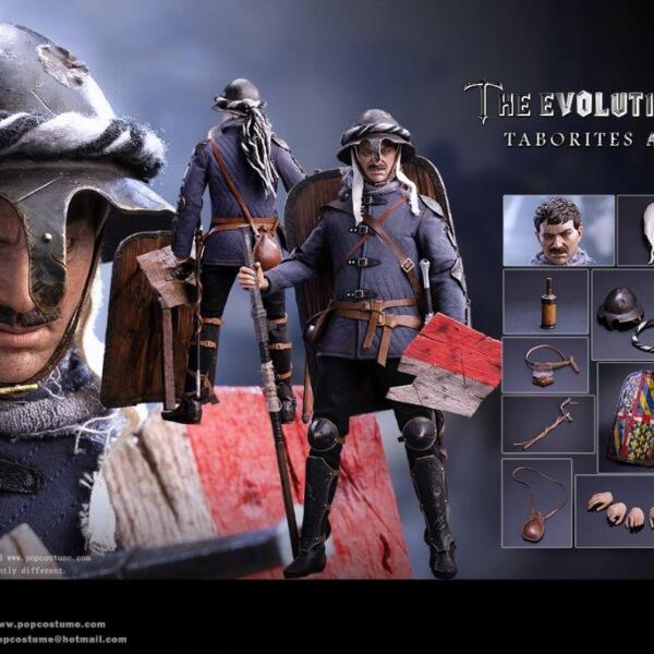 POP-EE03 - POP COSTUME - 1/6 The Evolution of Europe Taborites Hussite Wars 1420 Arquebusiers