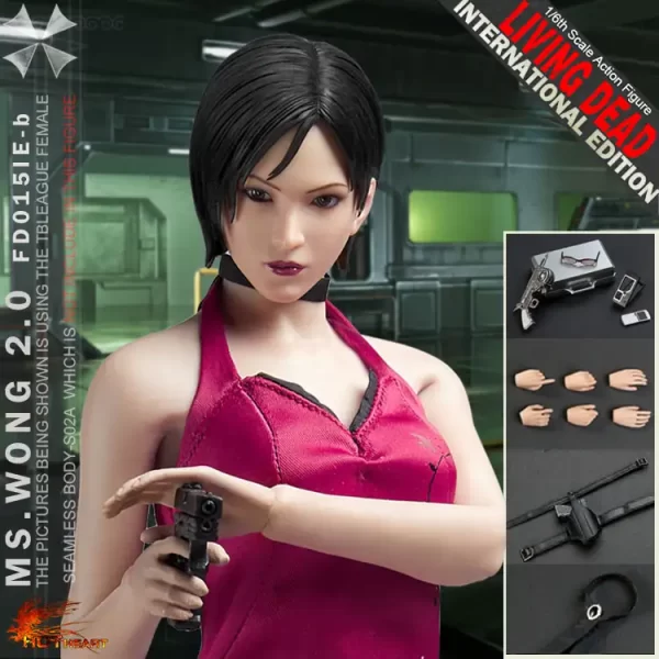 FD015IE-B - HOT HEART - 1/6 Woman Spy Ms. Wong 2.0 - INTELNATIONAL EDITION (Deluxe Version)