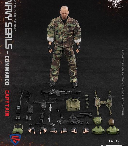 LW019 - CFTOYS - 1/12 SEAL Special Assault Team - Captain