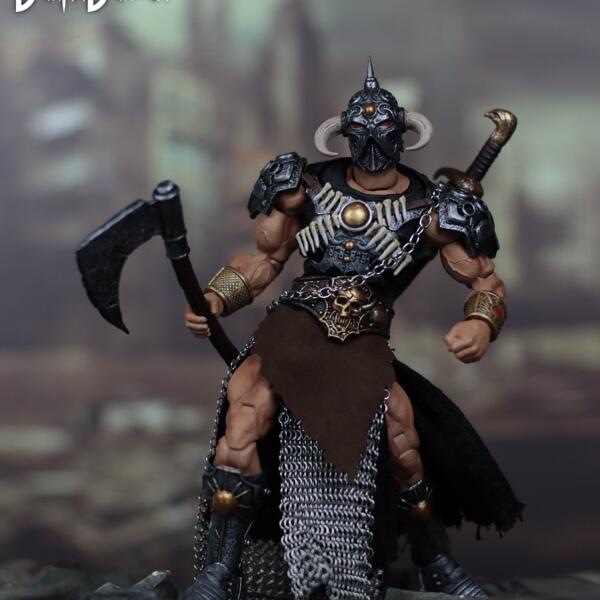 EXECUTIVE REPLICAS × LOOSE COLLECTOR - 1/12 Frank Frazetta's Death Dealer with Steed