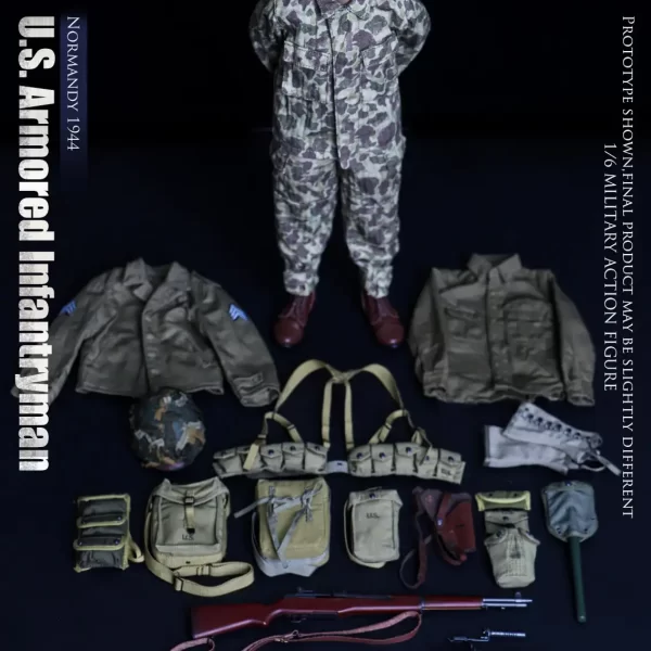 UD9035 - UJINDOU - 1/6 WWII U.S. Armored Infantryman - Normandy 1944