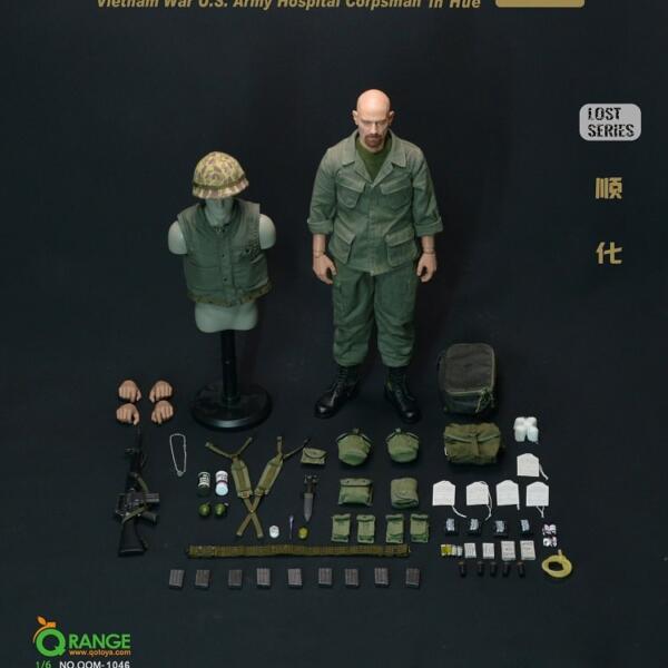 QOM-1046 - QORANGE × QOTOYS - 1/6  Vietnam War U.S. Army Hospital Corpsman in Hue 1968