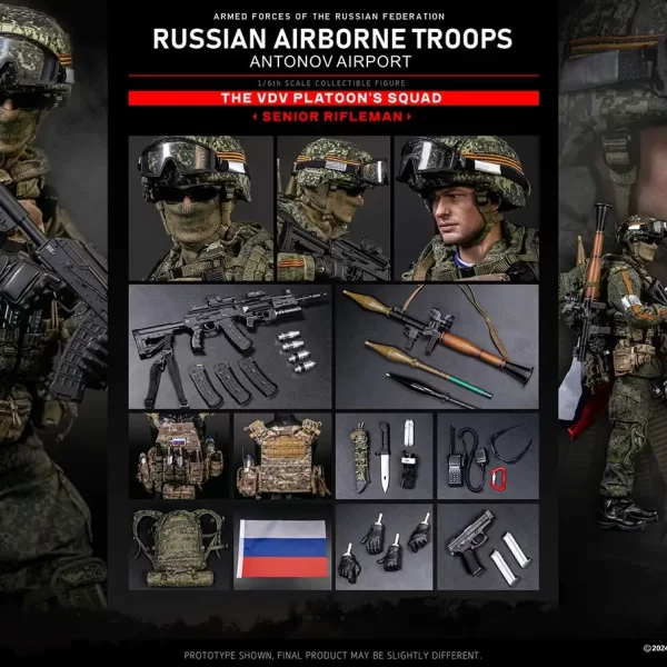 78105 - DAMTOYS - 1/6 RUSSIAN AIRBORNE TROOPS ANTONOV AIRPORT - SENIOR RIFLEMAN