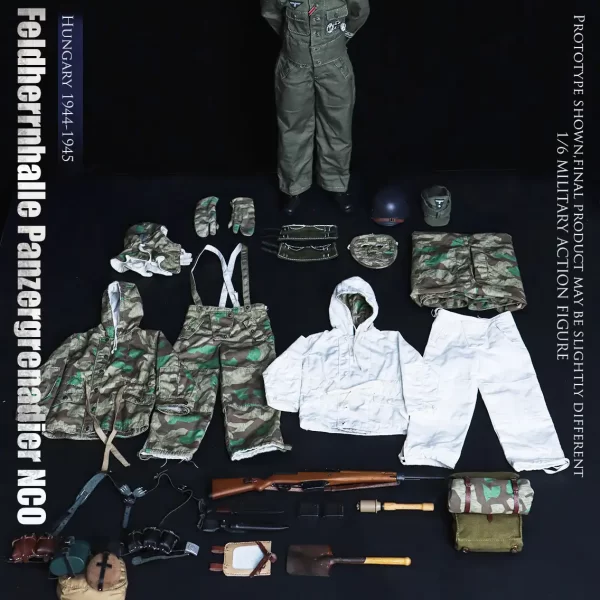 UD9036 - UJINDOU - 1/6 WWII Feldherrnhalle Panzergrenadier NCO,  Hungary 1944-1945