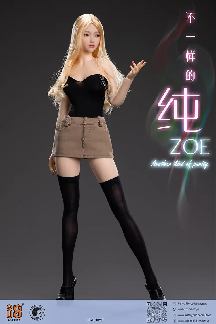 ホットヘッド フィギュア Amazon | [AC]I8Toys 1/6 純ちゃん Zoe I8-H005C 女性 可動 アクション