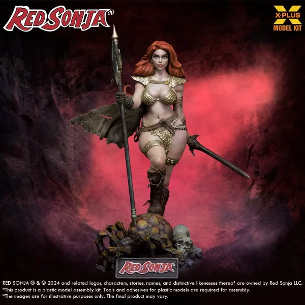 411-200265CP - X-Plus - 1/8 Red Sonja Plastic Model Kit