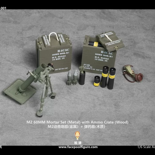 FPAC001 - FACEPOOLFIGURE - 1/6 USMC Mortar Team - “Snafu” The Battle of Peleliu (Mortar Set)