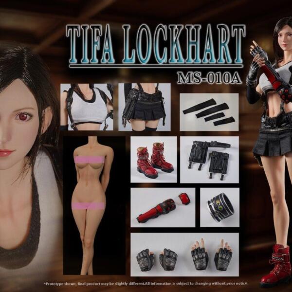 MS-010A - STAR MAN - 1/6 Tifa Lockhart (White Tank Top and Black Short Skirt Version)
