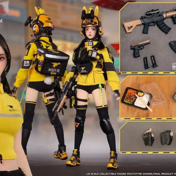 YMT109 - YMTOYS - 1/6 Takeaway War - Meitu Takeaway Rider NIA
