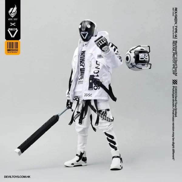 M56002 - Devil Toys × Machine 56 - 1/6 REX/G6 [DV_TYPE-1A] White (Regular Edition)