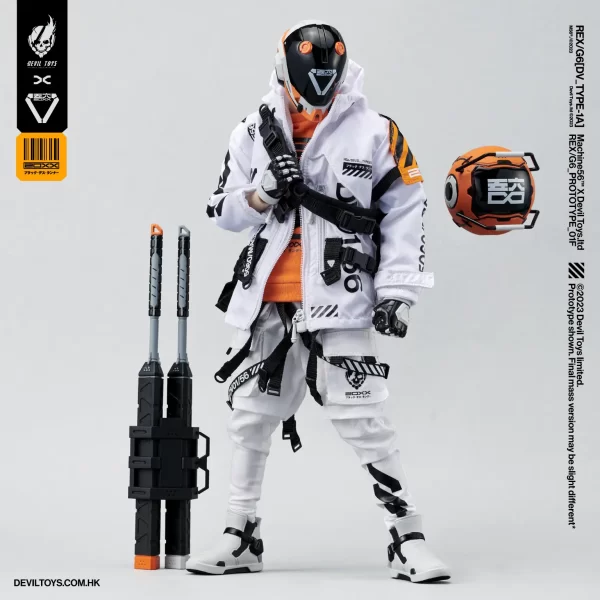 M56002Deluxe - Devil Toys × Machine 56 - 1/6 REX/G6 [DV_TYPE-1A] White (Deluxe Edition)