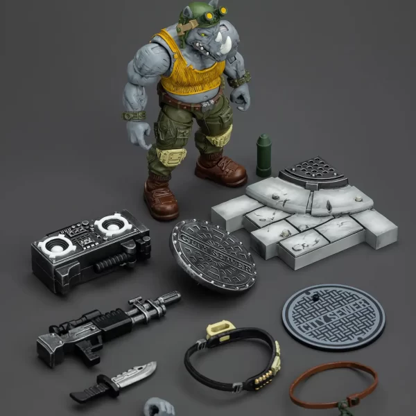 JT8469 - JOYTOY - 1/18 Teenage Mutant Ninja Turtles - Rocksteady