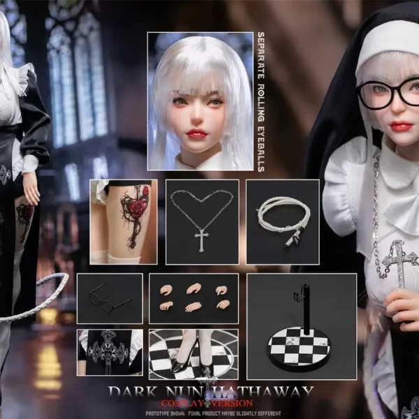 LS2024-04-A - LONGSHAN HEAVY INDUSTRY - 1/6 Dark Sister Hathaway - Cosplay Version (Standard White Hair Version)