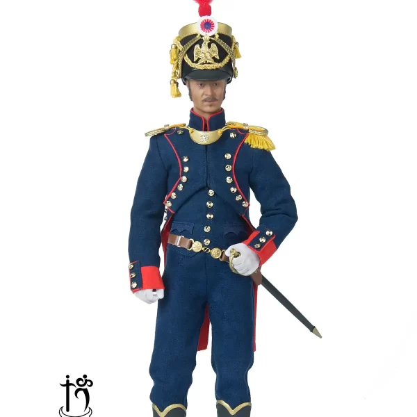 B-A0010 - BROWN ART - 1/6 Napoleonic Officer of the Artillery of the Guard