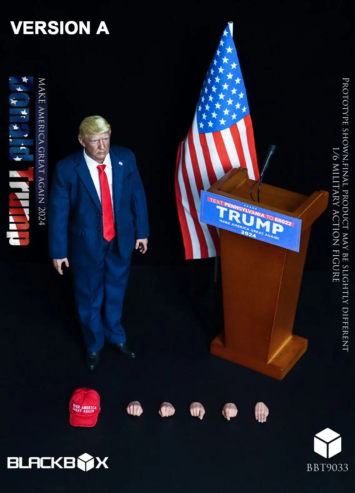BBT9033-A - Black Box Toys - 1/6 Donald Trump (Version A