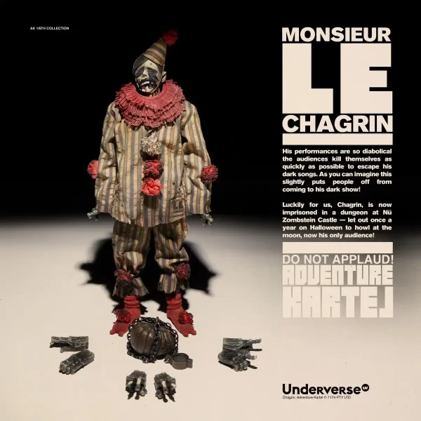 UV202412 - UNDERVERSE - 12-inch Adventure Kartel Series - Mr. Monsieur Chagrin