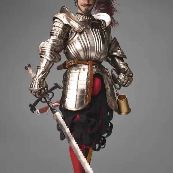 EE04 - POP COSTUME - 1/6 "Wonder Festival 2024 Limited Edition" The Evolution of Europe - Dopplesoldners (Handmade Copper Armor)