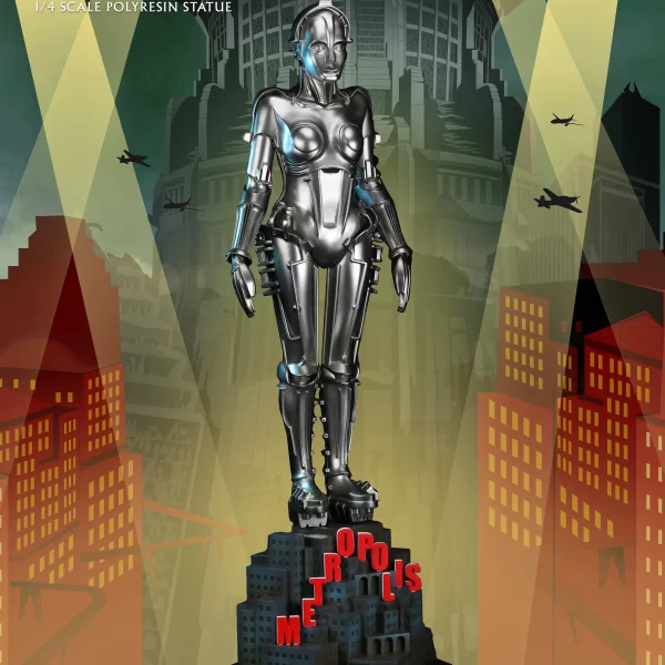 SA4023 - STAR ACE - 1/4  Maschinenmensch Statue (Silver Color Edition)