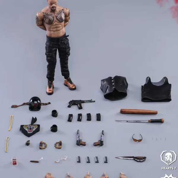 GK029-A - DAMTOYS - 1/6 Poker Kingdom - 7 of Hearts August