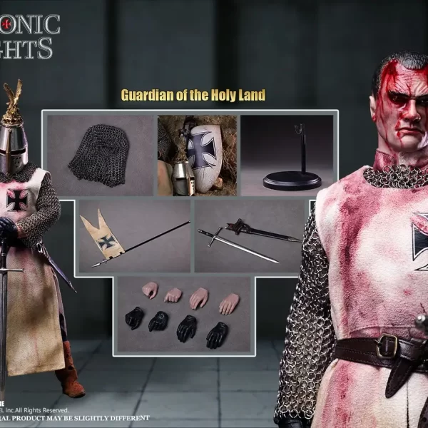 SE135 - COOMODEL - 1/6 Series of Empires - Teutonic Knights Holy Land Guardian (White Bronze Edition)
