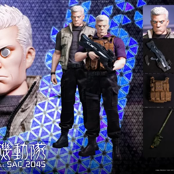 DMS043 - DAMTOYS - 1/6 Ghost in the Shell SAC_2045 Batou