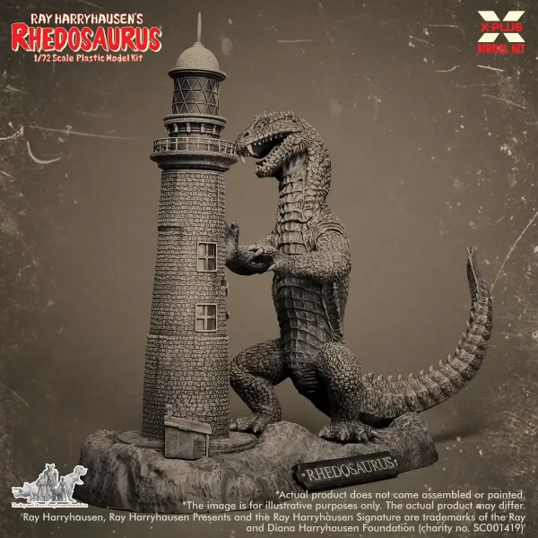 411-200422CP - X-PLUS - 1/72 Plastic Model Kit Ray Harryhausen's Rhedosaurus