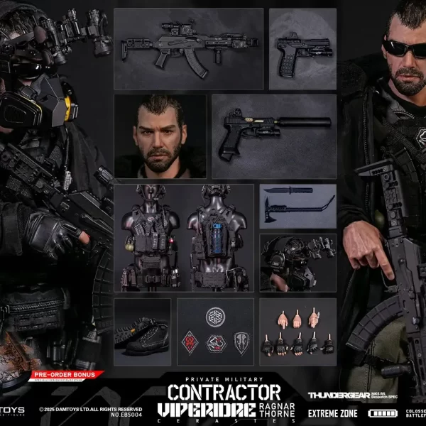 EBS004 - DAMTOYS - 1/6 Extreme Zone PMC "Viperidae Cerastes" Ragnar Thorne