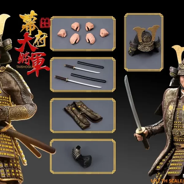 DA001 - D12TOYS - 1/12 Palm Collections - Shogun of the Shogunate (Single Figure Edition)