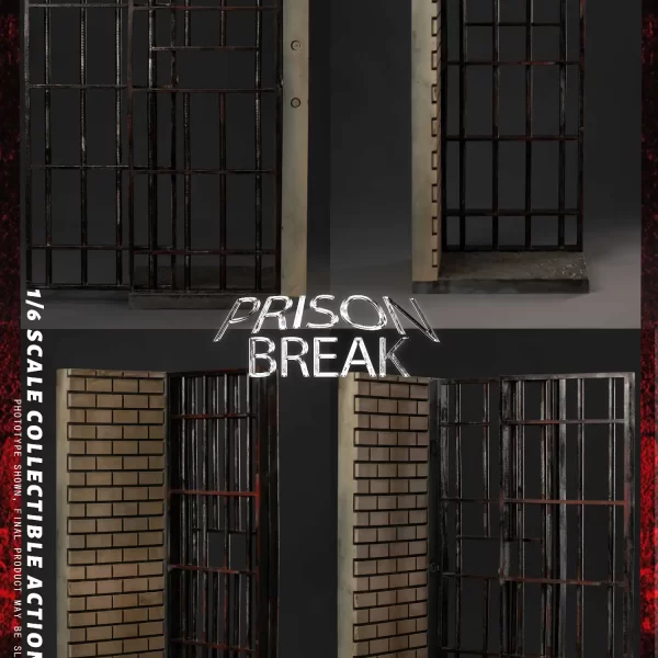 FB-Z025 - FISH BONE TOYS - 1/6 Magnetic Opening and Closing Prison Scene