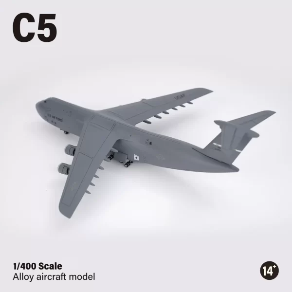 AAM-400-C5 - ZYTOYS - 1/400 Alloy Aircraft Model C5 Transport Aircraft