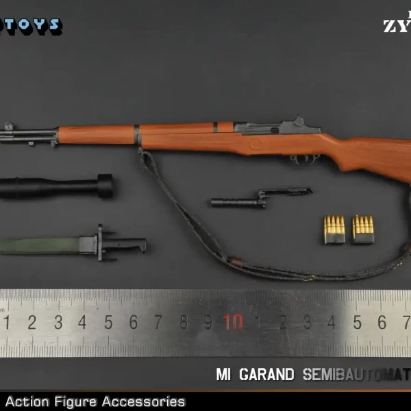 ZY2017-A - ZYTOYS - 1/6 WWII M1 Garand Semibautomatic Rifle Plastic Model