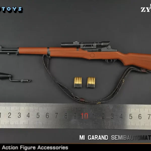 ZY2017-B – ZYTOYS – 1/6 WWII M1 Garand Semibautomatic Rifle Plastic Model