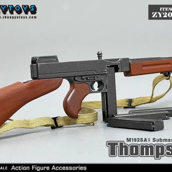 ZY2030-B – ZYTOYS – 1/6 Weapon Series – M1928 Submachinegun Thompson