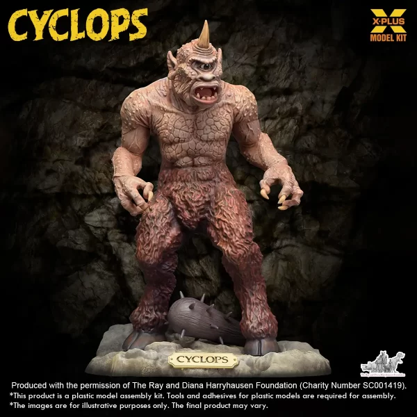 411-200363CP - X-PLUS - 1/72 Cyclops Plastic Model Kit Renewal Package Version