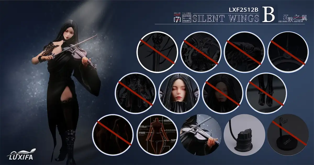 LXF2512B - LUCIFER - 1/6 Silent Wings - Soloist - NovelToys