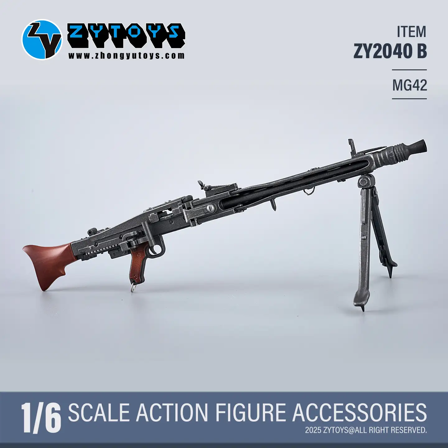 ZY2040B - ZYTOYS - 1/6 MG42 General-Purpose Machine Gun