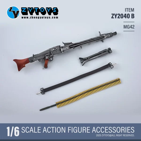 ZY2040B - ZYTOYS - 1/6 MG42 General-Purpose Machine Gun