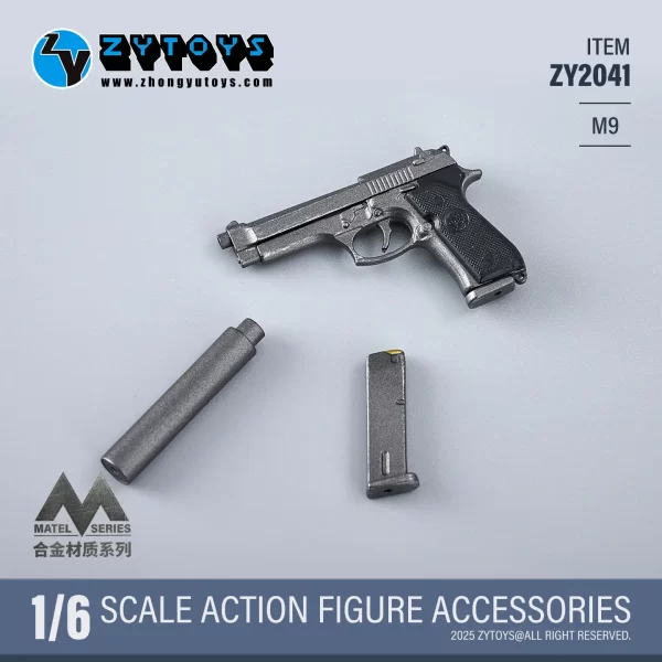 ZY2041 - ZYTOYS - 1/6 Alloy M9 Soldier Figure