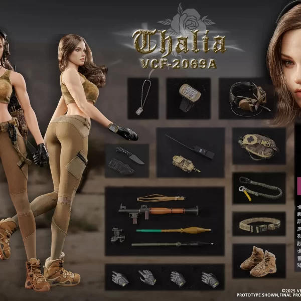 VCF-2069A - VERYCOOL - 1/6 Desert Female Soldier - Thalia (Brown Version)