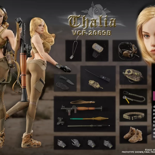 VCF-2069B - VERYCOOL - 1/6 Desert Female Soldier - Thalia (Blonde Version)